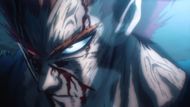 Garou's piercing look (Image Source: Studio J.C. Staff)